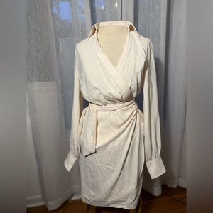 Lauren Ralph Lauren Double-Faced Georgette Wrap Dress